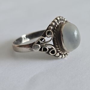 925 Sterling Silver Moonstone Ring
